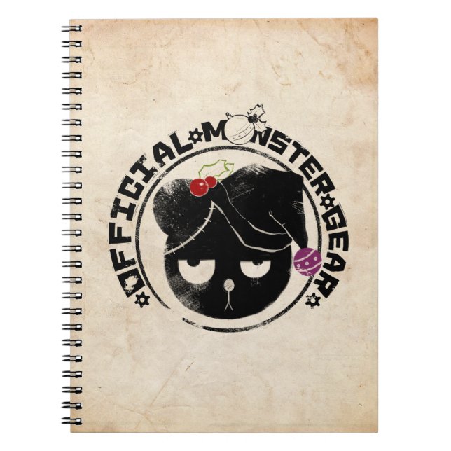 4 Little Monsters - Michael Holiday Logo Notebook (Front)