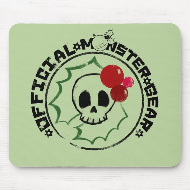 4 Little Monsters - Nessa Holiday Logo 2 Mouse Mat (Front)