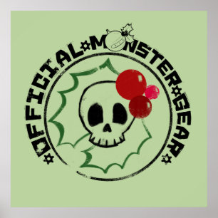 4 Little Monsters - Nessa Holiday Logo 2 Poster