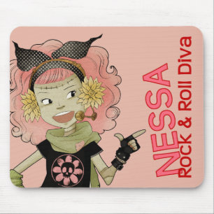 4 Little Monsters - Nessa Mouse Mat