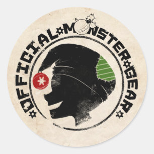 4 Little Monsters - Nigel Holiday Logo 2 Classic Round Sticker