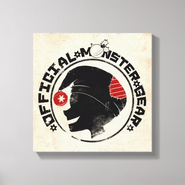 4 Little Monsters - Nigel Holiday Logo Canvas Print (Front)