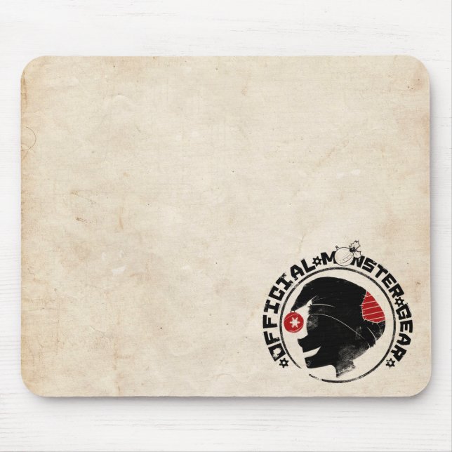 4 Little Monsters - Nigel Holiday Logo Mouse Mat (Front)