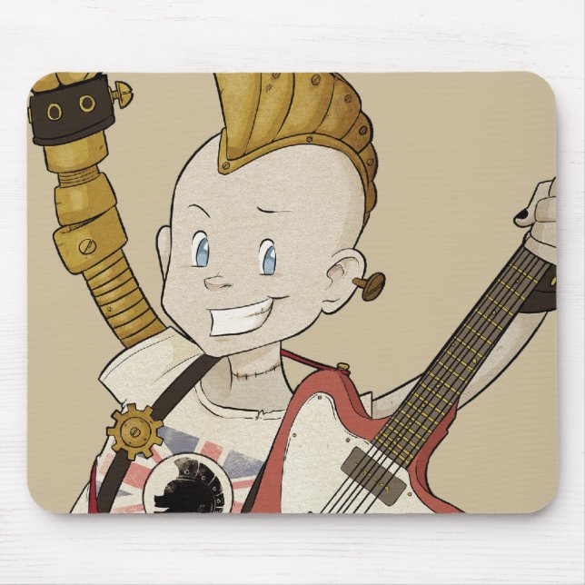 4 Little Monsters - Nigel Mouse Mat (Front)