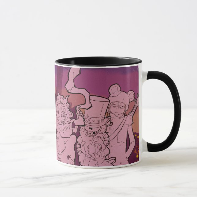 4 Little Monsters - Night Music Mug (Right)