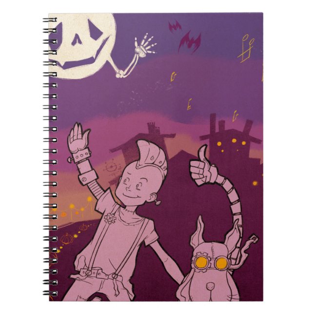 4 Little Monsters - Night Music Notebook (Front)