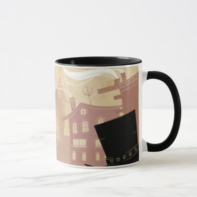 4 Little Monsters - Walking Through Town Mug (Right)