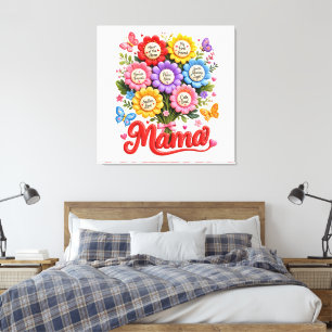 #4 Mama Canvas Print
