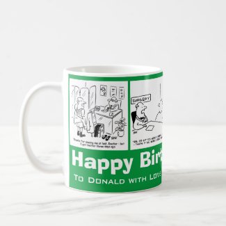4 Medical Doctor Themed Cartoons to Personalise. Coffee Mug