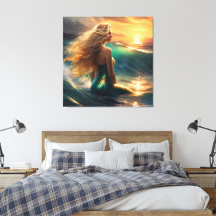 #4 Mermaid Life Canvas Print