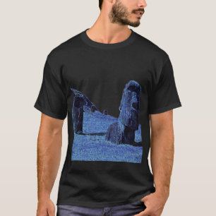 4 Moai, Easter Island T T-Shirt