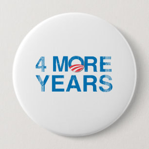 4-MORE-YEARS-OF-OBAMA Vintage.png 10 Cm Round Badge