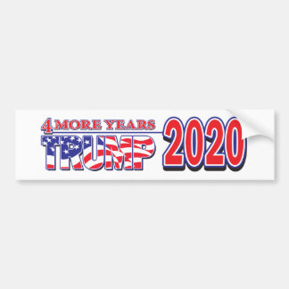 4 More Years Trump 2020 Bumper Sticker