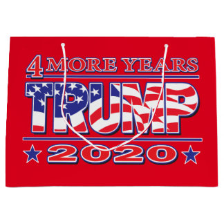 4 More Years Trump 2020 Large Gift Bag