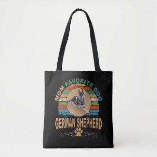 4 Mum Favourite Dog German Shepherd Tote Bag