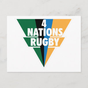 4 Naciones Rugby Postcard