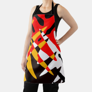 4 Nations Apron Personalised Tribal Art Apron