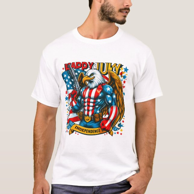 4 of th July T-shirt  (Front)