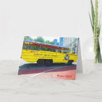 4 pages printed Birthday Bus Duck Tour Rose Zombie