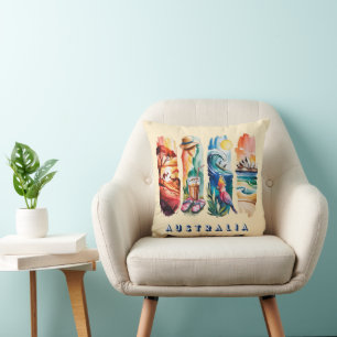 4-Panel Scenic Australia Cushion