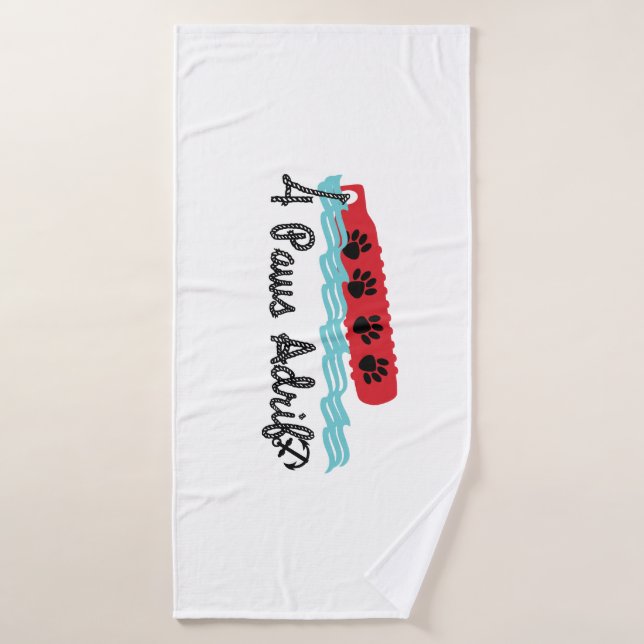4 Paws Adrift Bath Towel (Bath Towel)