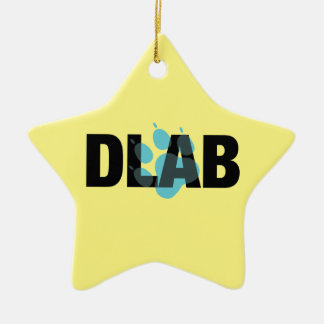 4 Paws Adrift/DLAB Ceramic Ornament