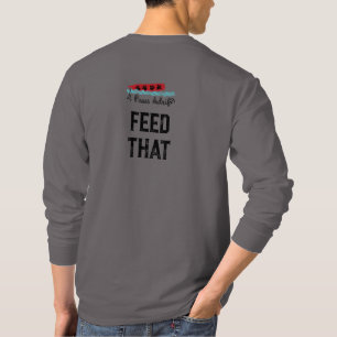 4 Paws Adrift Feed That Long Sleeve Mens T-Shirt
