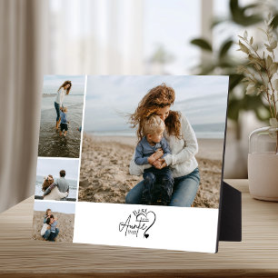 4 Personalised Best Aunt Photo Collage Plaque