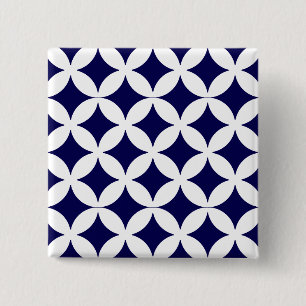 4 Petals 15 Cm Square Badge