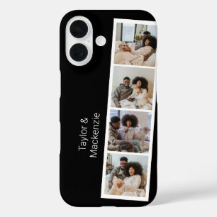 4 Photo Booth Modern Personalised iPhone 16 Case