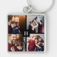 4-Photo Collage and Monogram