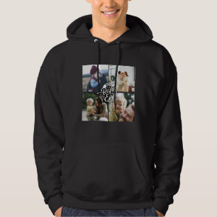 4 Photo Collage Family Memory Father's Day Hoodie