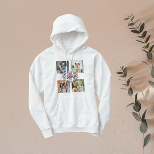 4 Photo Collage Family Memory Mother's Day Hoodie