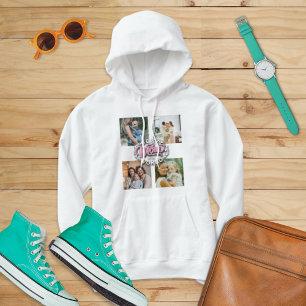 4 Photo Collage Family Memory Mother's Day Hoodie
