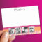 4 Photo Collage Hot Pink Orange Chevrons