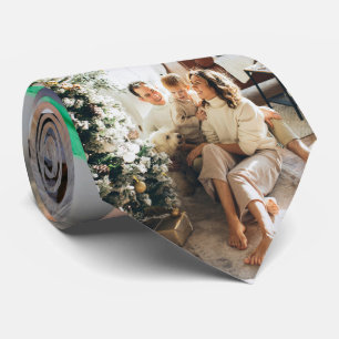 4 Photo Collage Personalised Tie