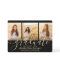 4 Photo Collage Script Black Gold Graduation Party