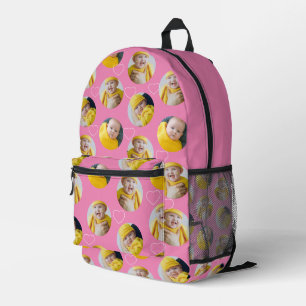 4 Photo Collage Template Make Your Own Fun Printed Backpack
