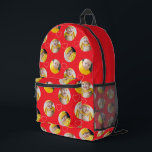 4 Photo Collage Template Make Your Own Fun Printed Backpack<br><div class="desc">4 Photo Collage Template Make Your Own Fun unique backpack from Ricaso - With scattered love heart details - available in different colours in store</div>