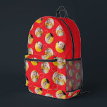 4 Photo Collage Template Make Your Own Fun Printed Backpack<br><div class="desc">4 Photo Collage Template Make Your Own Fun unique backpack from Ricaso - With scattered love heart details - available in different colours in store</div>