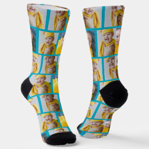 4 Photo Collage Template Make Your Own Fun Socks