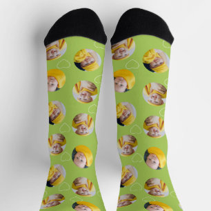 4 Photo Collage Template Make Your Own Fun Socks