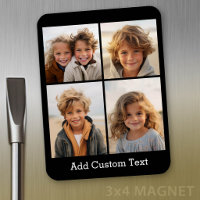 4 Photo Collage - you can change background color