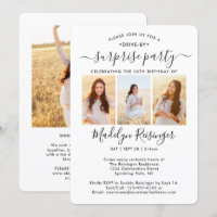 4 Photo Drive-By Surprise Birthday Party Parade