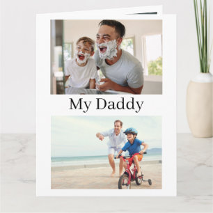 4 Photo Father's Day Card From Admiring Son