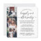 4 Photo Happily Ever After Party Square Wedding