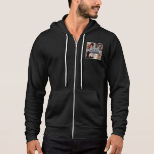4 Photo - Happy Father’s Day Metal Theme Hoodie
