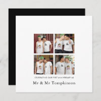 4 photo LGBT Love Husband 1st Anniversary black