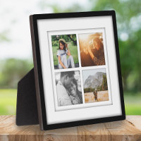 4 Photo Square Template Shadowed Inlay Stand
