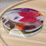 4 Photo Template Coasters Personalised<br><div class="desc">Your 4 photos edge print template custom made personalised hard coaster set.</div>